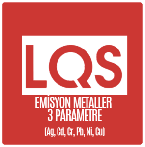 ESYT-2 / Emisyon / 3 PARAMETRE (Gümüş, Kadmiyum, Krom, Kurşun, Nikel, Bakır) resmi